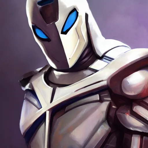 Image similar to greg manchess portrait painting of armored moon knight mixed with ultraman and nightwing as overwatch character, medium shot, asymmetrical, profile picture, organic painting, sunny day, matte painting, bold shapes, hard edges, street art, trending on artstation, by huang guangjian and gil elvgren and sachin teng