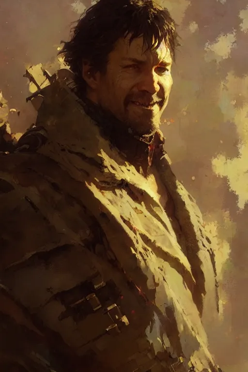 Prompt: alton mason portrait dnd, painting by gaston bussiere, craig mullins, greg rutkowski, yoji shinkawa