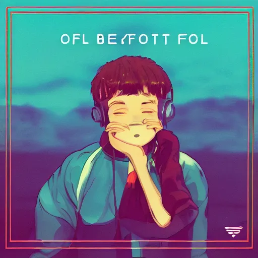 Image similar to Lofi beats cover art