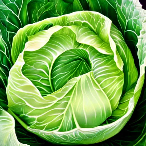 Image similar to cabbage by georgia o'keefe