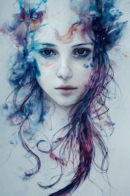 Image similar to seahorse, agnes cecile, beautiful, soft, smooth cfg = 3