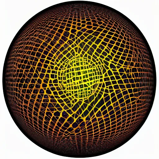 Image similar to A sphere mapped onto a 2d surface