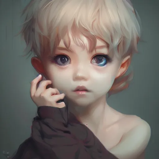 Prompt: personification of cuteness, by wlop and artgerm, very coherent symmetrical artwork, ultra HD, 4k, hyper realistic