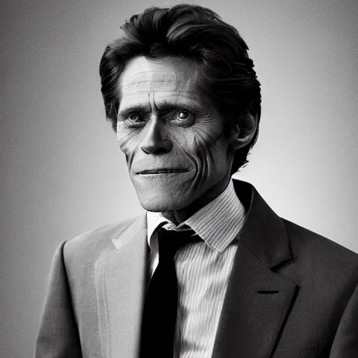 Prompt: a portrait of willem dafoe