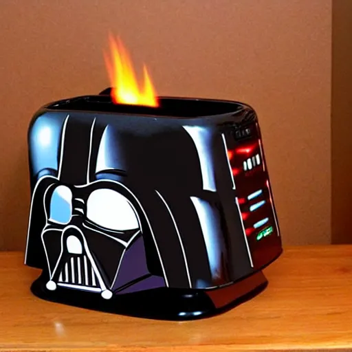 Image similar to Darth Vader toaster!