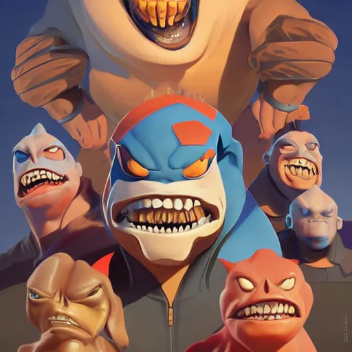 Image similar to face icon stylized minimalist street sharks, loftis, cory behance hd by jesper ejsing, by rhads, makoto shinkai and lois van baarle, ilya kuvshinov, rossdraws global illumination