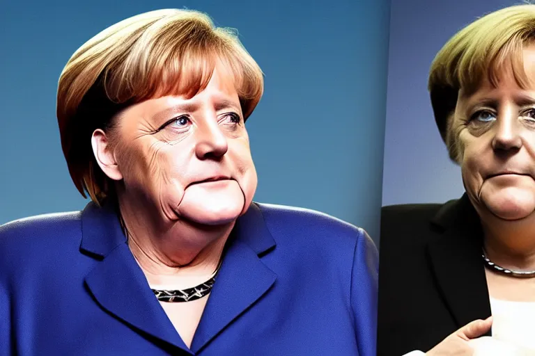 Prompt: angela merkel is wrestler from wwe, many details, super realistic, high quality, 8 k