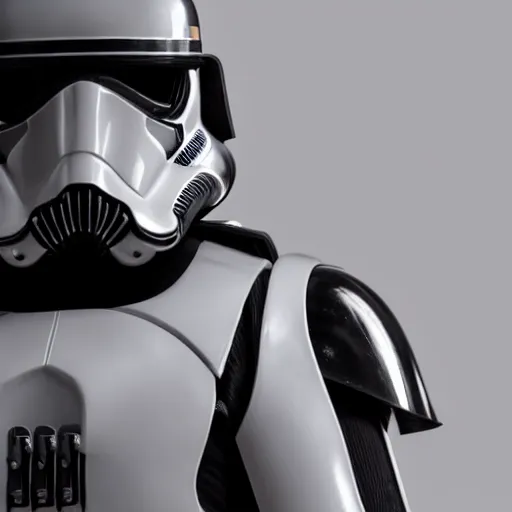 Prompt: A Portrait of A Death Trooper from Star Wars, 8k, exquisite detail, cinematic, White Background, Studio Lighting