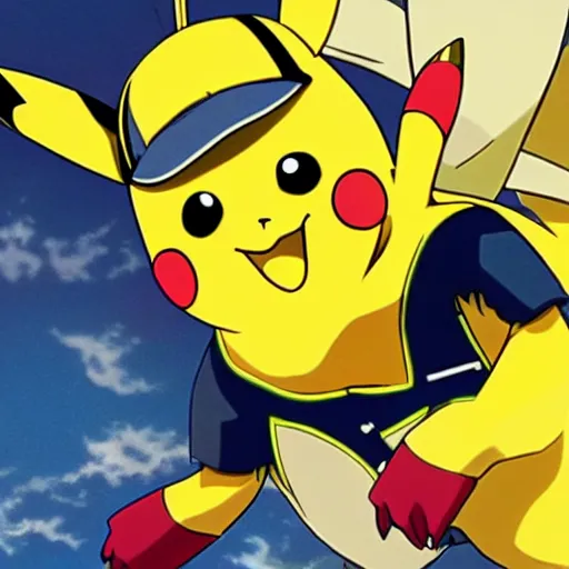 Prompt: Detailed anime key visual of pikachu