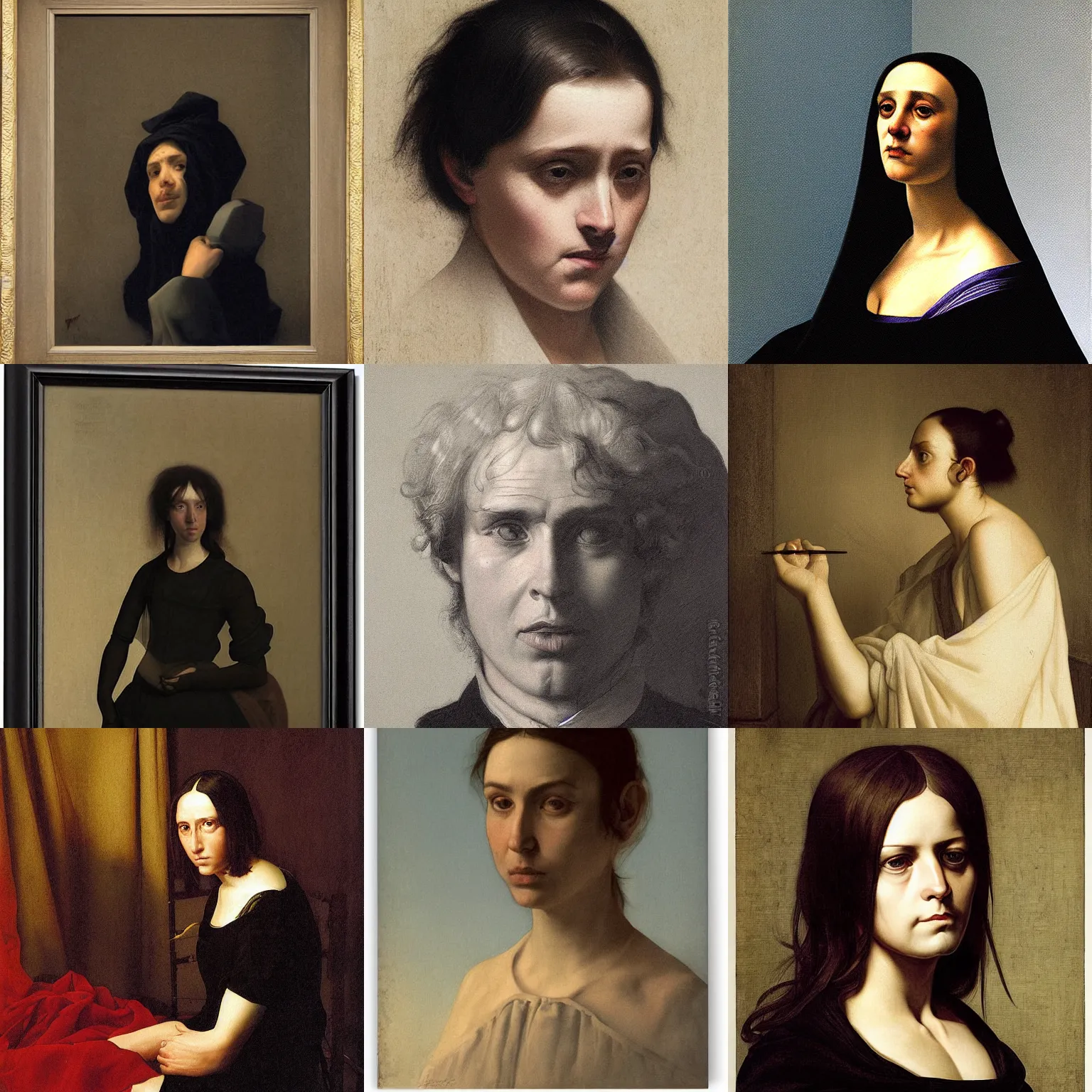 Prompt: the lost portraits by pietro annigoni