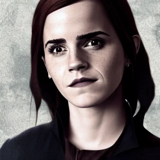 Prompt: Emma Watson as Severus Snape