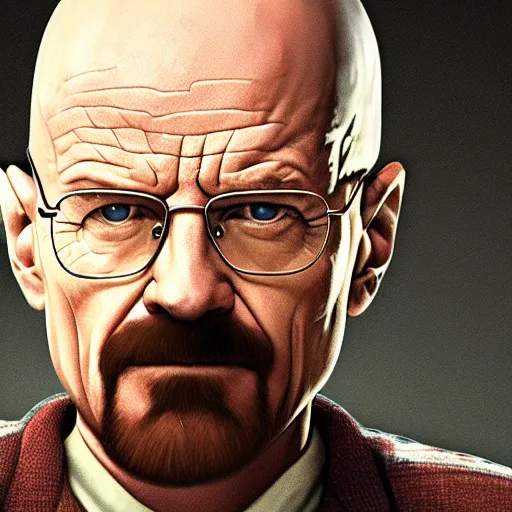 Image similar to Walter White in stranger things 4K quality super realistic