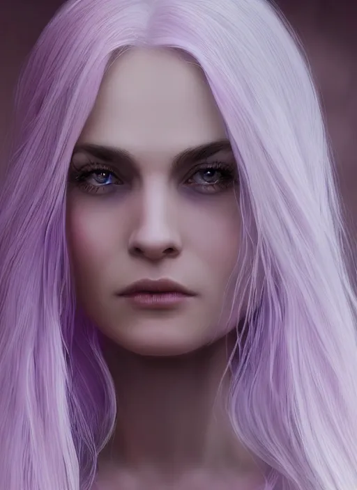 Prompt: An epic fantasy comic book style portrait painting of a pale girl with long straight white hair, lilac pupil, she is wearing a dress with a chess pattern, Unreal 5, DAZ, hyperrealistic, octane render, cosplay, RPG portrait, dynamic lighting