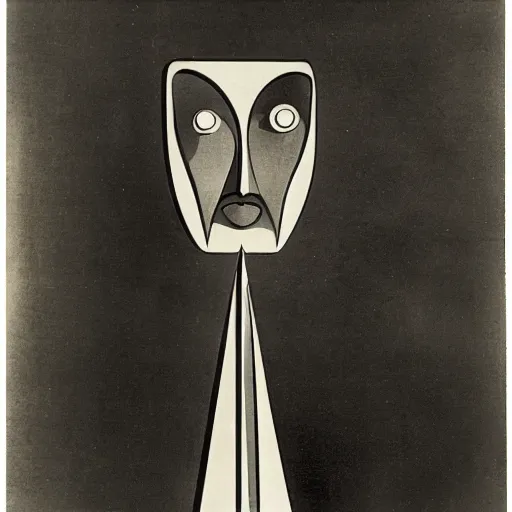 Image similar to The ‘Naive Oculus’ by Man Ray, auction catalogue photo, private collection, on display from the estate of Max Ernst