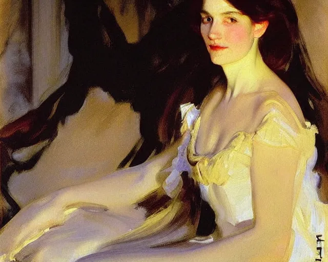 Prompt: painting by John Singer Sargent