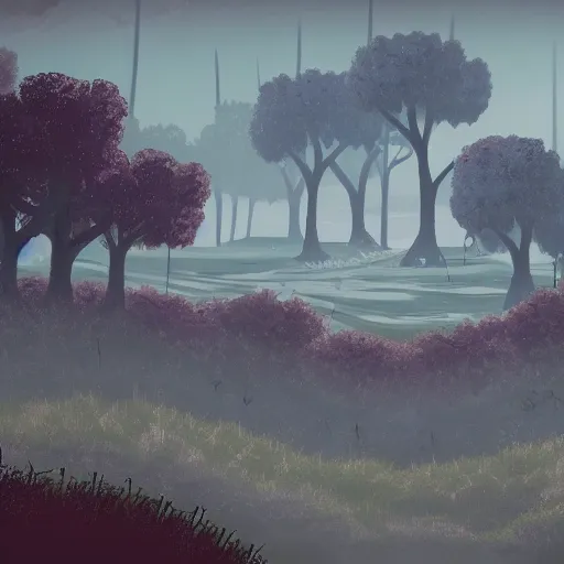 Image similar to scenery of the game gris