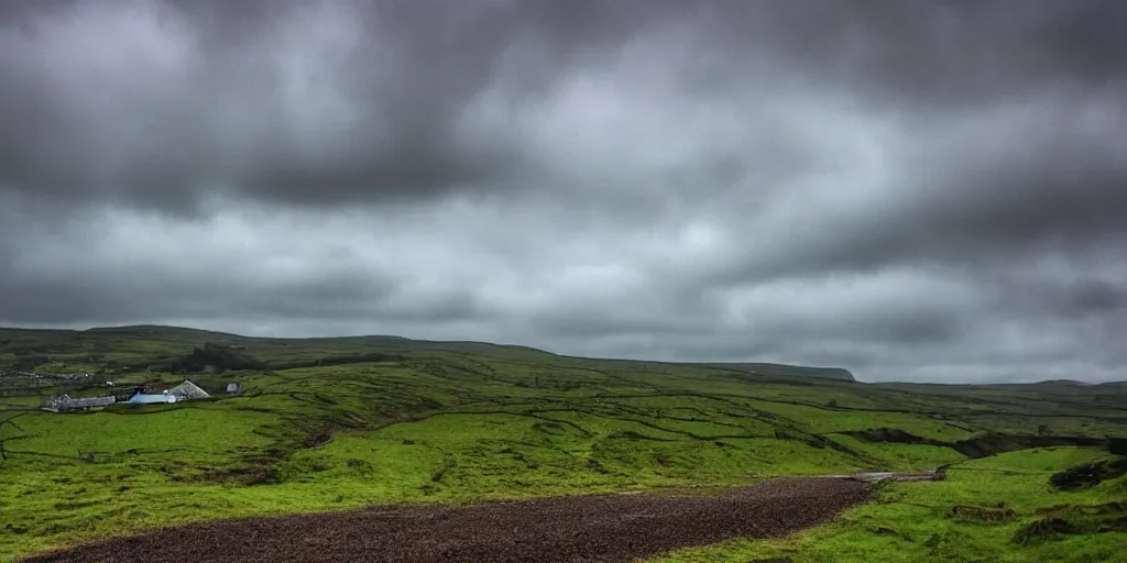 Prompt: welsh crappy weather