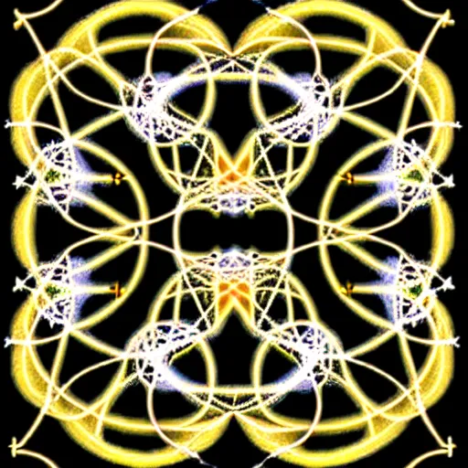 Image similar to symmetrical fractal sacral geometry.