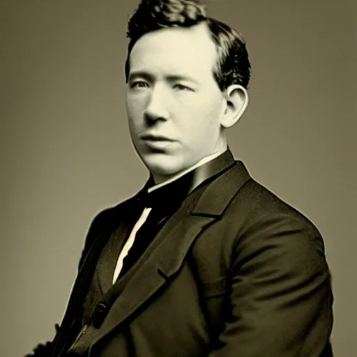 Image similar to a photograph of tim allen from the 1 8 9 0 s