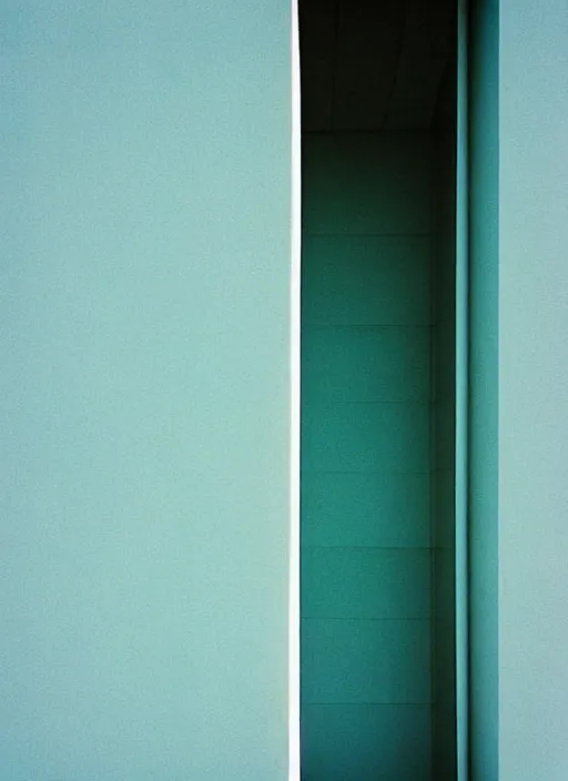 Image similar to “ architecture photography, pastel colors, film grain, medium format, photography by rory gardiner, ”