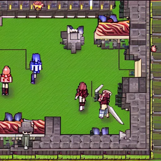 Image similar to RPGMaker Battle Scene