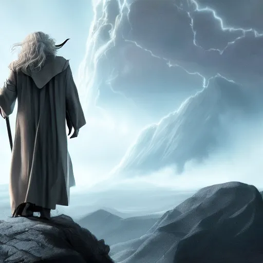 Image similar to Elon Musk as Gandalf, 4k, artstation, cgsociety, award-winning, masterpiece, stunning, beautiful, glorious, powerful, fantasy art