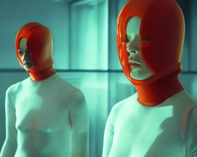 Prompt: a film still from beyond the black rainbow by panos cosmatos, futuristic, cinematic lighting, highly detailed, photorealistic, high resolution