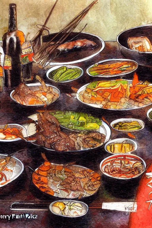 Image similar to korean bbq by jerry pinkney