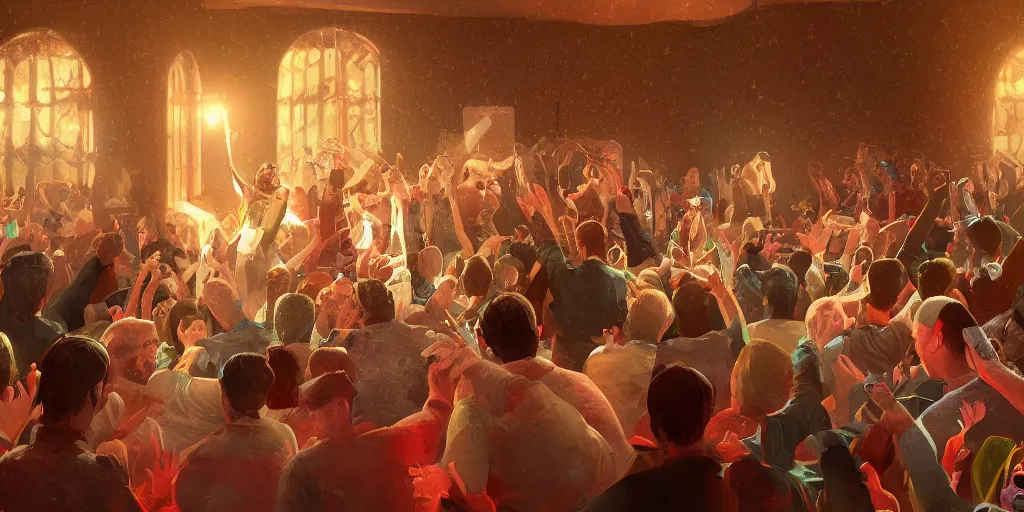 Prompt: a highly detailed digital painting of a king singing karaoke, artstation