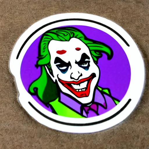Image similar to joker sticker