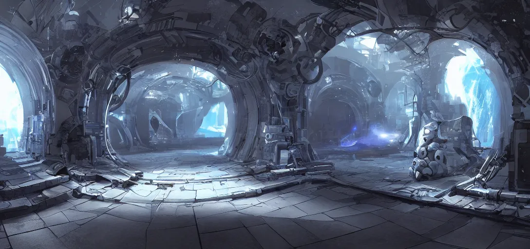 Prompt: Portal 3 Concept Art, very detailed, 4K