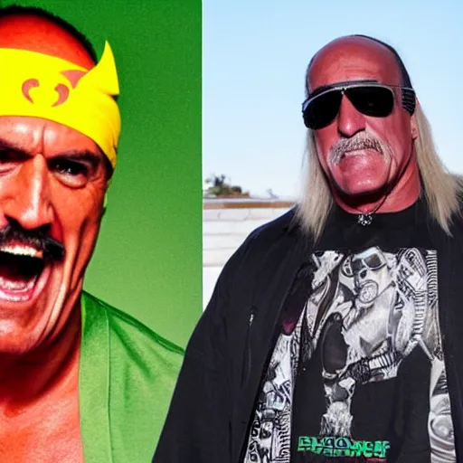 Prompt: hulk hogan as head of blm