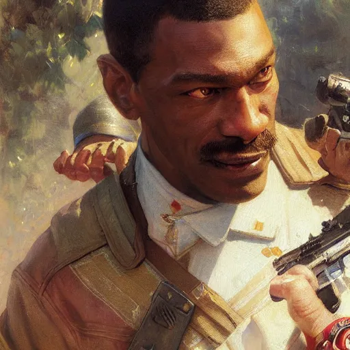 Prompt: carl johnson as super mario, highly detailed painting by gaston bussiere, craig mullins, j. c. leyendecker, 8 k