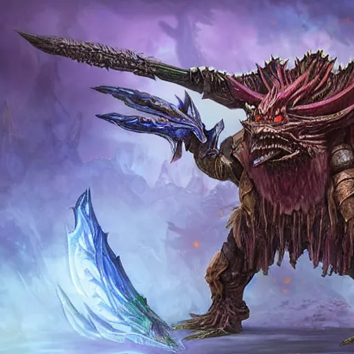 Prompt: full body image of a zerg overlord as high ranked general, high details, high resolution