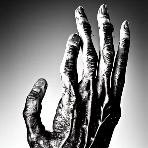 Prompt: the god hand from breserk, studio light, photorealistic, detailed photography, divinity, awful, cosmic horror, religious art