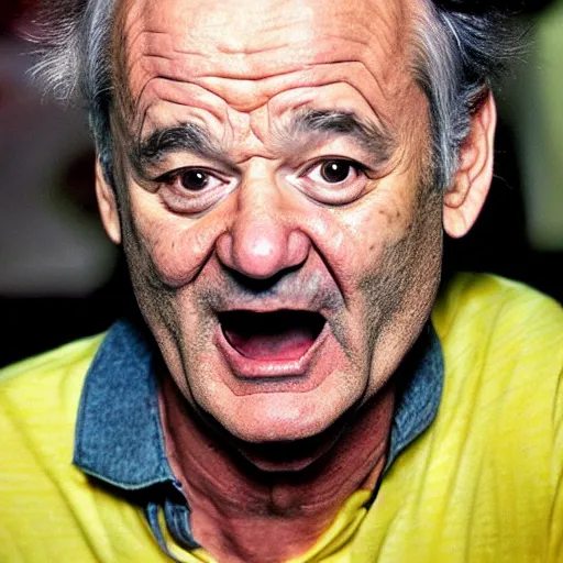 Image similar to bill murray as edward scissorhand