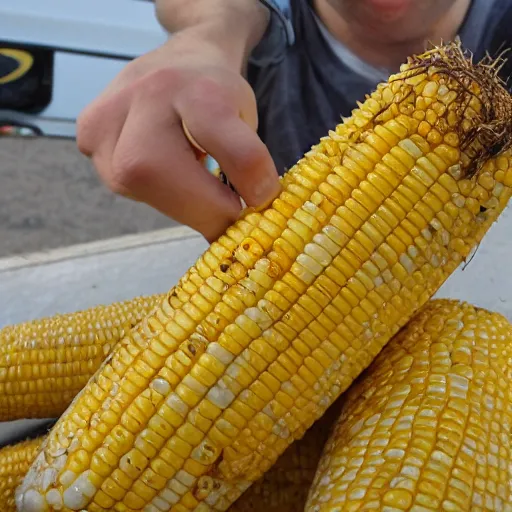 Image similar to you are now corn man