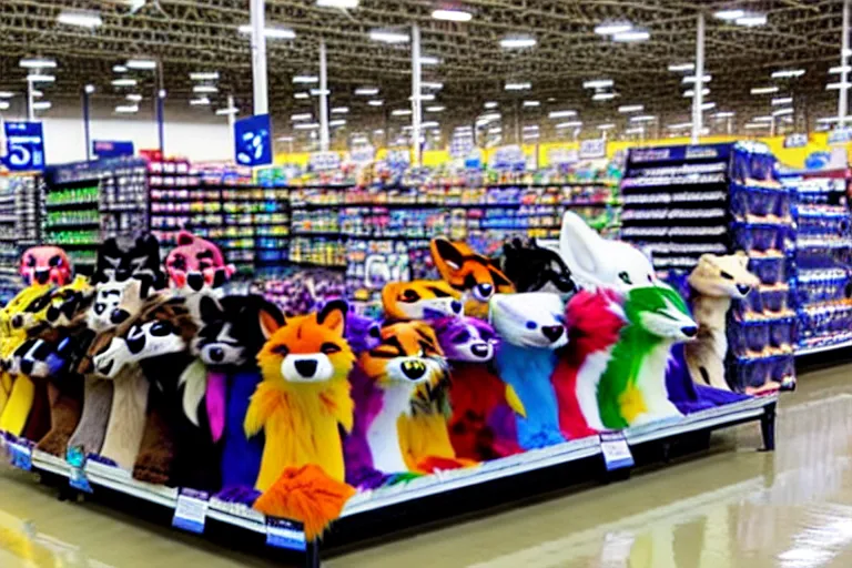 Image similar to photo of fursuits for sale at walmart