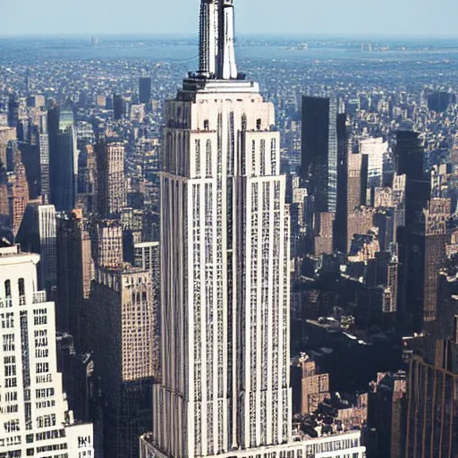 Image similar to empire state building, dravidian architecture