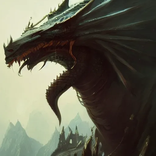 Image similar to a dragon that is a portrait picture, magnificent design, fantasy art, concept art, illustration, art by and greg rutkowski, dreadjim, zeen chin