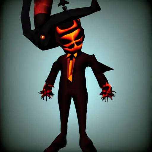 Image similar to demi - fiend from nocturne in tf 2 style