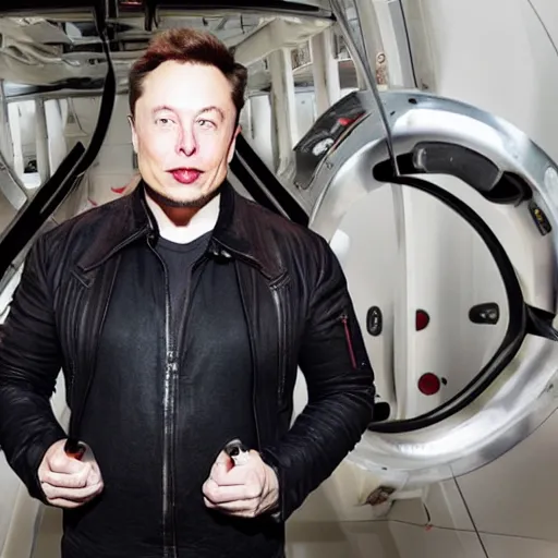 Image similar to Elon Musk swings a yo-yo