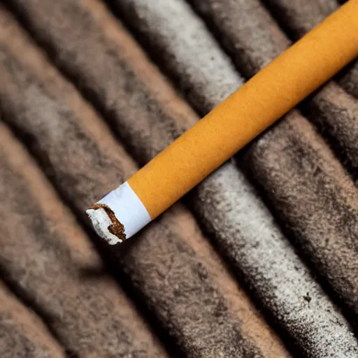 Prompt: photo of normal cigarette