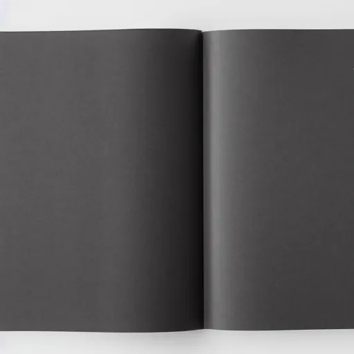 Image similar to minimal vantablack page by karl gerstner