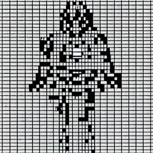 Prompt: ascii art of darth vader.