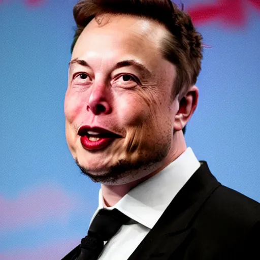 Image similar to elon musk as an elongated muskrat