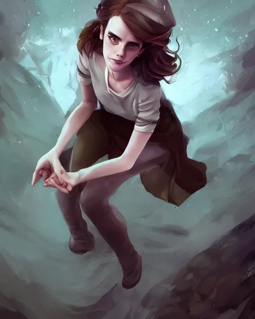 Image similar to beautiful full body Emma Watson smiling, art by Annegret Soltau, lois van baarle and loish and ross tran and rossdraws and sam yang and samdoesarts and artgerm, digital art, highly detailed, intricate, sharp focus, Trending on Artstation HQ, deviantart, unreal engine 5, 4K UHD image, 3D unreal 5, DAZ, hyperrealistic, octane render, cgsociety, Photolab, Lightroom, 4K, Dolby Vision, Photography Award, Irving Penn, Irving Penn , Irving Penn , Irving Penn