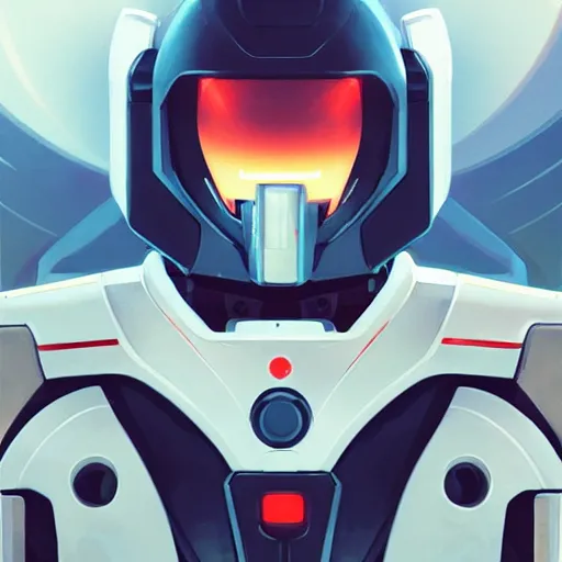 Image similar to face icon stylized minimalist robotech, loftis, cory behance hd by jesper ejsing, by rhads, makoto shinkai and lois van baarle, ilya kuvshinov, rossdraws global illumination