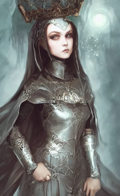 Prompt: Alchemy Imperial Princess knight gothic girl. By sophie anderson, artgerm, wlop, concept art,digital paintig, matte, fractal flame,highly detailded