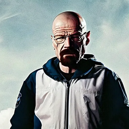 Prompt: walter white in outer space